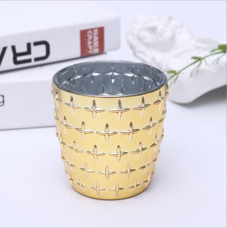 Customized Candle Container White Candle Jar Holders with Lid