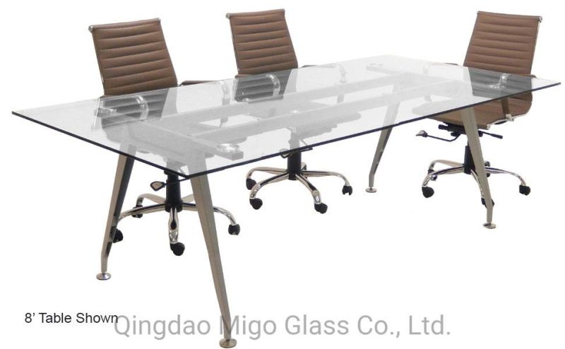 Safety Tempered Glass Tops for Meeting Table, Dining Table