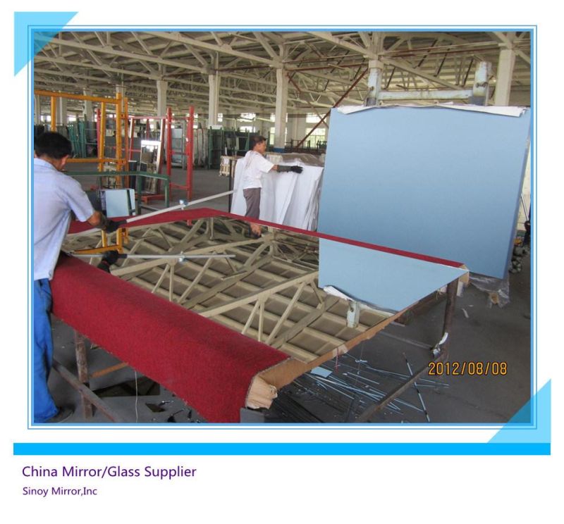 Cheap Frameless Aluminum Bathroom Mirror/Beveled Mirror Glass Sheet