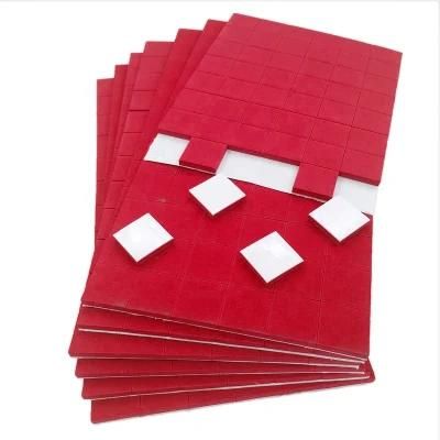 Plastic Edge Protector Pads on Sheets 25*25*3mm of Adhesive Red EVA Foam Padding for Glass Shipping