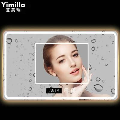 Bathroom LED Mirror Anti-Fogging HD Glass Mirror Vanity Mirror