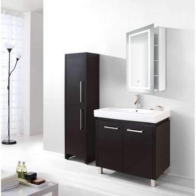 Aluminum Frame/MDF PVC Bathroom Cabinet Bathroom Accessories LED Mirror Cabinet Sanitary Ware New Mirrored Cabinet