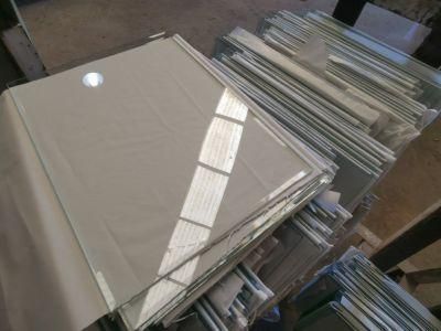 Silver Mirrored Glass Photo Fram 4&quot;X6&quot; Clear Safety Float Glass Photo &amp; Picture Frames