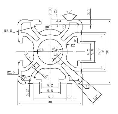 Aluminum Industrial Direct From Stock Extruded Aluminium Profile Fit for Exhibition Equipment