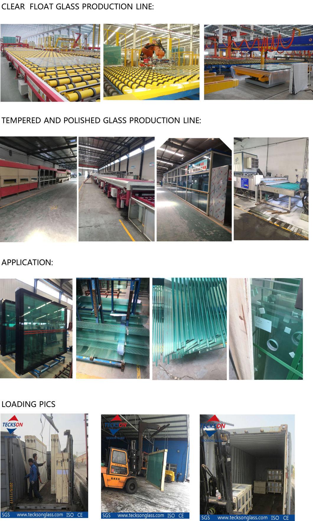 8mm Ultra Clear Tempered Float Glass for Building
