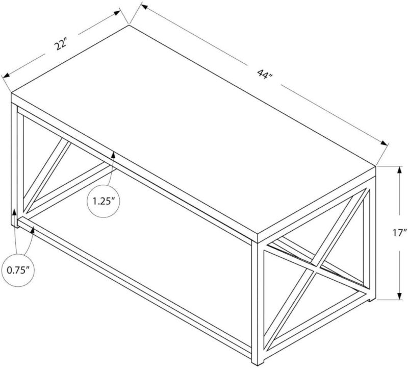 Modern Wood Coffee Table for Living Room