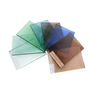 Light/Dark Blue/Dark Green/Bronze/Transparent/Gold/Pink/Dark Grey/European Grey/Ford Blue/Light Green Reflective Float Glass