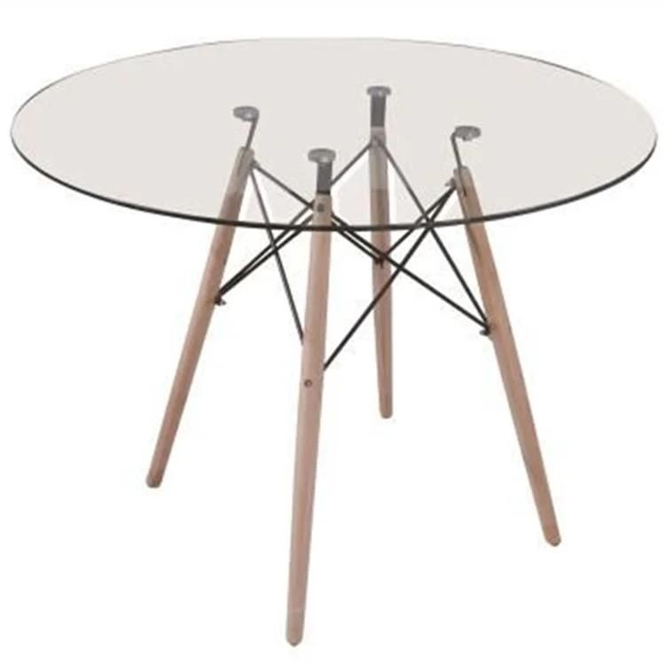 Cheap Dining Furniture Restaurant Modern Glass Dining Table