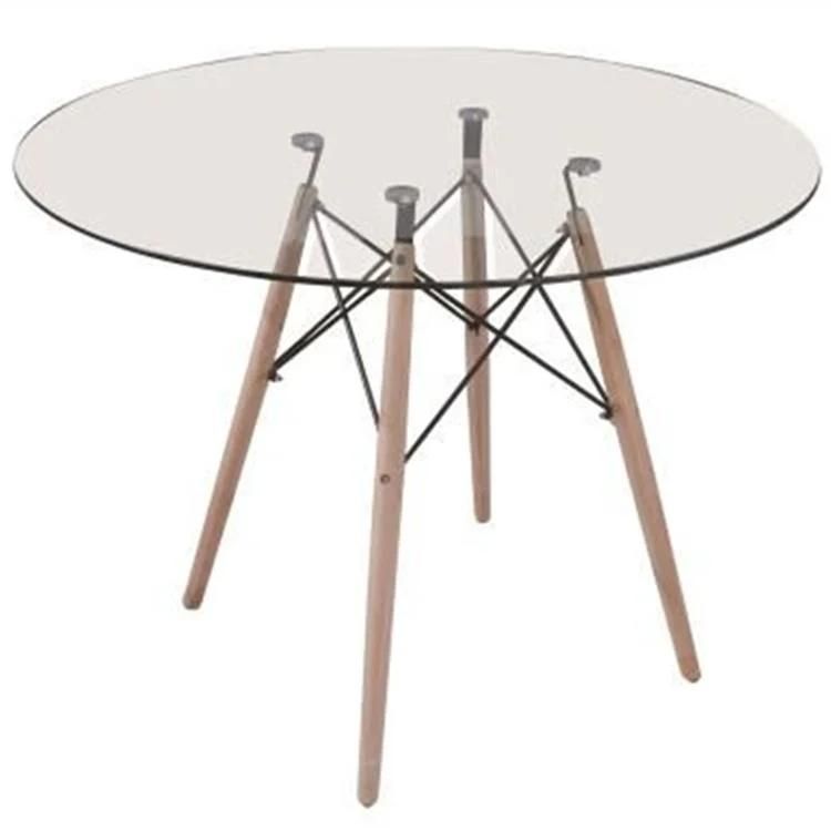 Cheap Dining Furniture Restaurant Modern Glass Dining Table