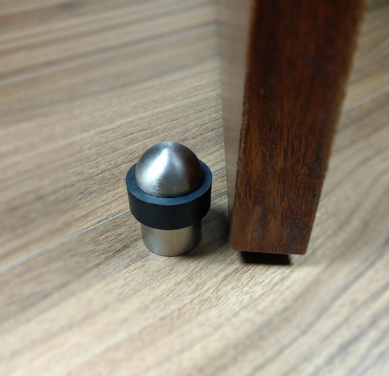 Wholesale Stainless Steel Black Cushion Rubber Door Stopper