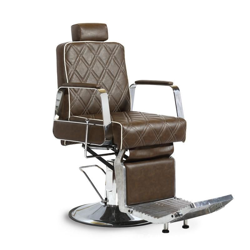 Hl-9284 Salon Barber Chair for Man or Woman with Stainless Steel Armrest and Aluminum Pedal