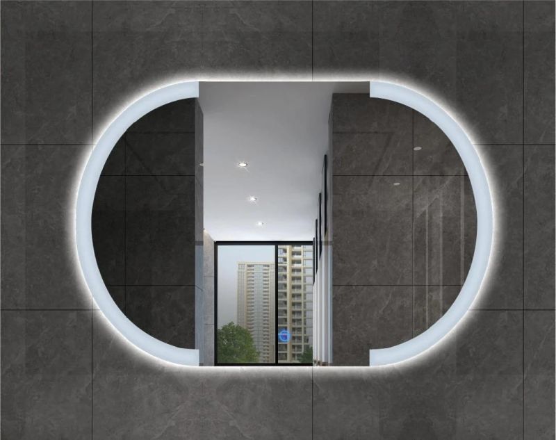 Hot Sale LED Illuminate Bathroom Mirror Wall Mounted Shower Mirror with LED Mirror for Bathroom