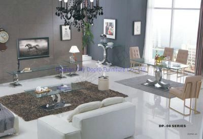 Stylish Dining Table Stainless Steel Gold or Silver