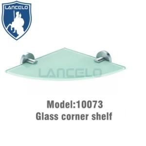 Manufacturer Stainless Steel 304 Toilet Accessories Sanitary Ware Glass Corner Shelf