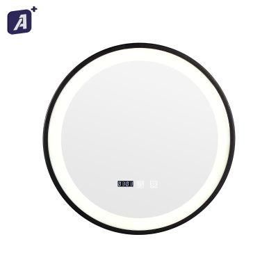 Home Wall Decor Customized Size Available Round Modern Luxury Mirror Light Bathroom Smart Vanity LED Mirror