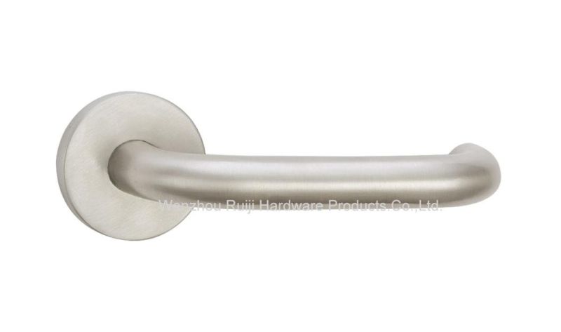 Stainless Steel 304/201 Tubular Handle for Glass/Iron/Wood Door (S5014-S02)