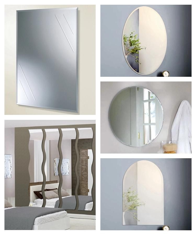 Frameless Wall Mounted Aluminum Lighted Mirror Medicine Bathroom Cabinet