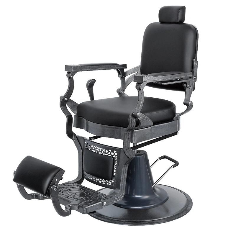 Hl-9259 Salon Barber Chair for Man or Woman with Stainless Steel Armrest and Aluminum Pedal