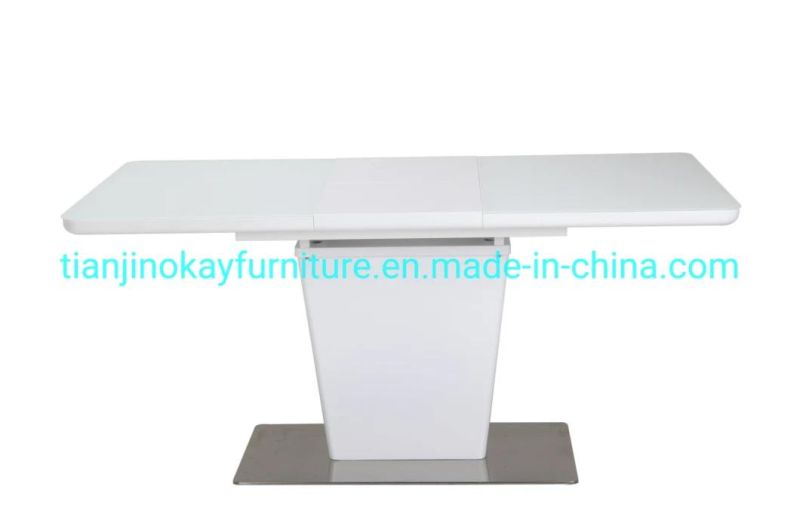 High Quality Glass MDF Dining Sets Tables Modern Room Furniture