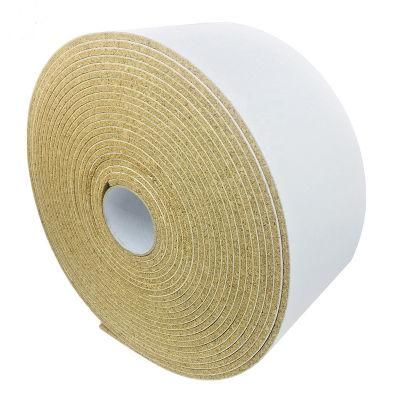 18*18*5+1mm Paper Liner Rolls Glass Protection Adhesive Cork with Cling Foam Spacer Separator Cork Pads