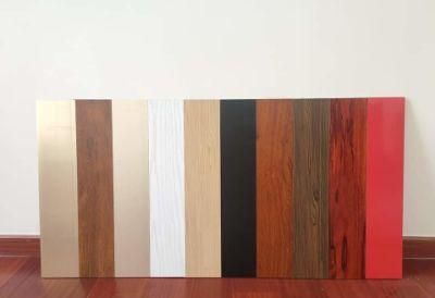 Decor Aluminium Profile Anodizing Powder Coating Wooden Look Beautiful Color