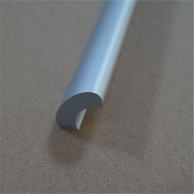 Aluminium Extrusion Profile Cabinet Handle Customized Size Silver Anodizing