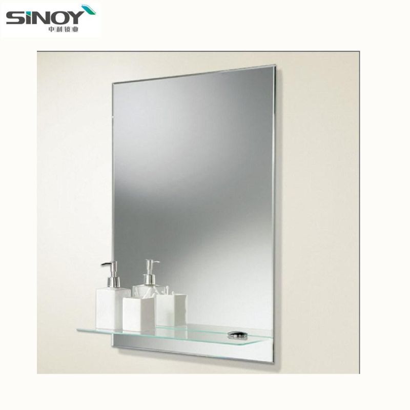 Double Mirror Silver Mirror Glass Rectangle Hinged Mirror