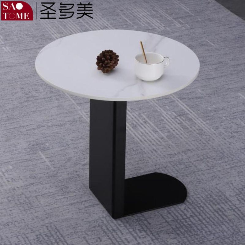 Modern Simple Casual Living Room Furniture Slate/Marble Round Coffee Table