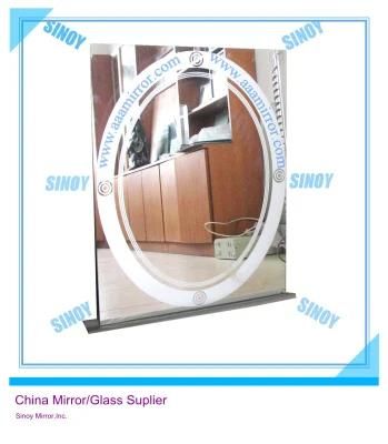 Silk Screen Printed Bathroom Mirror