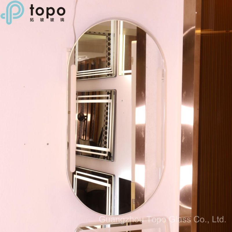 5mm Classic LED Light Oval Dimming Mirror (MR-TP002)