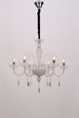 Modern Style Matte White Custom Desinger Lighting Furniture Restaurant Living Room Crystal Chandelier China Factory Supply