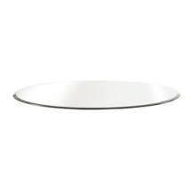 Tempered Clear Round Glass Table Top Beveled Polish Edge