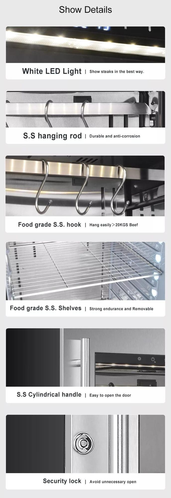 Dry Ageing Fridges Cheese Maturation Cabinet