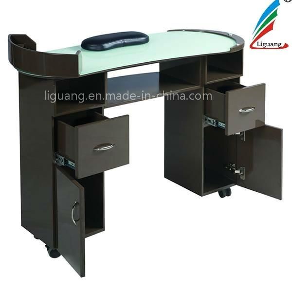 in 2018 Salon Furniture Nail Dryer Table with Glass Top