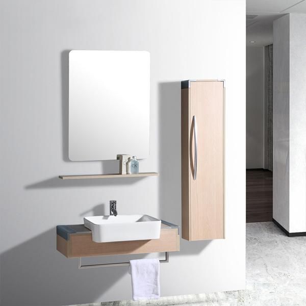 Vneer Plywood Bathroom Furniture Set / Cabinet Bathroom / Hanging Bathroom Cabinets Th9015
