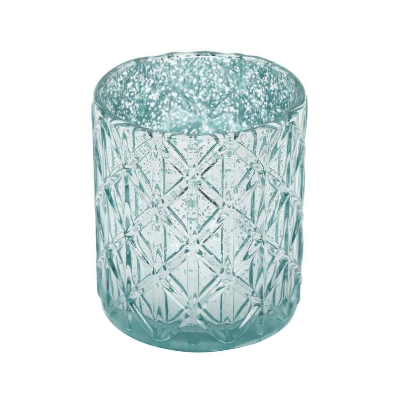 Gift Glass Electroplated Candle Holders Candle Jar Candle Holders