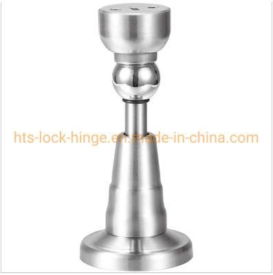 Door Hardware Stainless Steel Door Stopper Magnetic Catch for Floor or Wall Mounted Columnar Shape Door Stopper