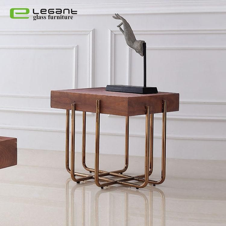 Hot Glass Consolet Table with White MDF Cabinet