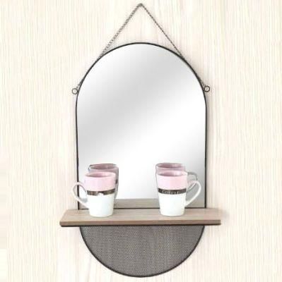 Oval Metal Framed Mirror Bathroom Mirror Wall Mirror Home Decoration