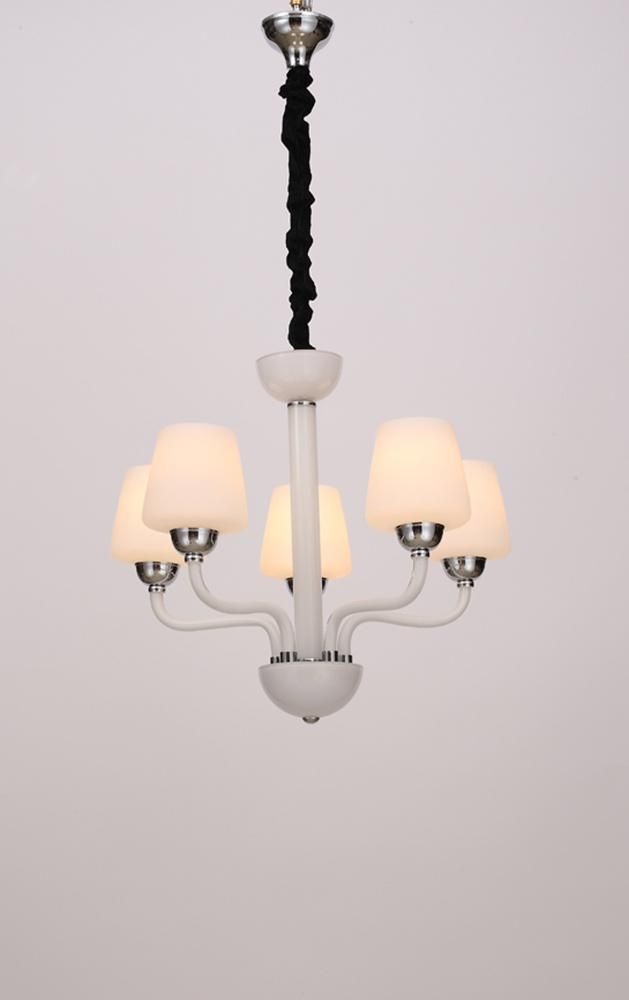 Modern Large Luxury Double Layer Vintage for Home Lighting Furniture Decorate Indoor Living Room Simple Matte White Glass Chandelier Factory Supply