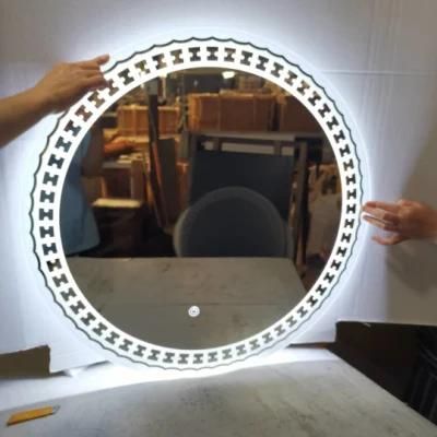 Round LED Bathroom Glass Mirrors High Quality
