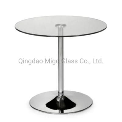 Contemporary Coffee Table Glass Top, Glass Table Round