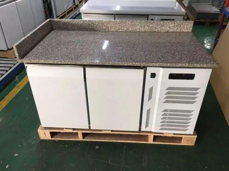 Fan Cooling Stainless Steel Refrigerator Workbench with Drawers
