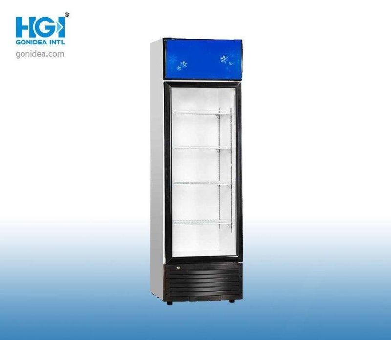 620L Fan Cooling Double Door Glass Upright Showcase LC-1200kxa