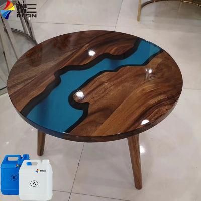 Furniture Thick Pour Casting Liquid Glass Epoxy Resin for Wood