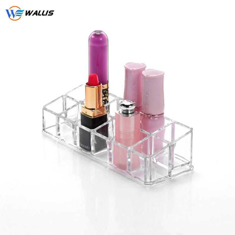 12 Hole Acrylic Lipstick Stand Lattice Display Stand Lipstick Small Cosmetic Storage Box Display