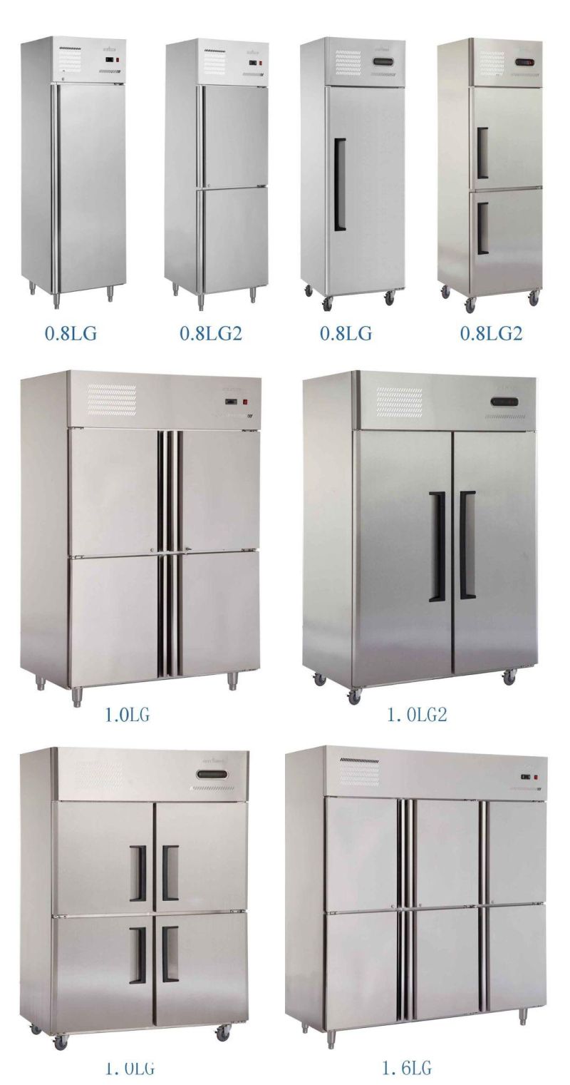 Heavy Duty Industrial 1.5m Refrigerator Undercounter Bar Fridge Stainless Steel Freezer Under Counter