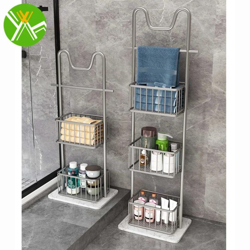 Multifunctional Towel Rack Bathroom Luxury Bathroom Organizer Rack for Bathroom Decoration