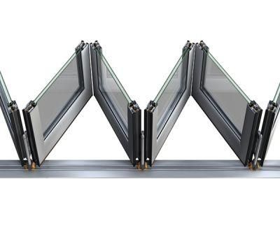 Open Style and Aluminum Alloy Frame Material Aluminum Bi Folding Door