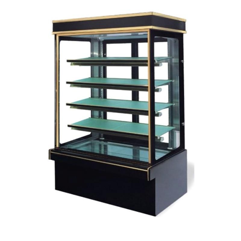 Economic 3 Layers Bakery Display Case Fan Cooling Refrigerated Cake Showcase